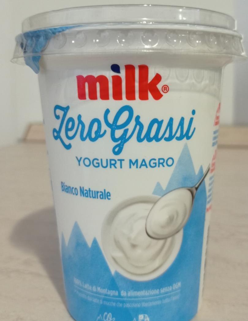 Fotografie - Zero Grassi Yogurt Magro Bianco Naturale Milk