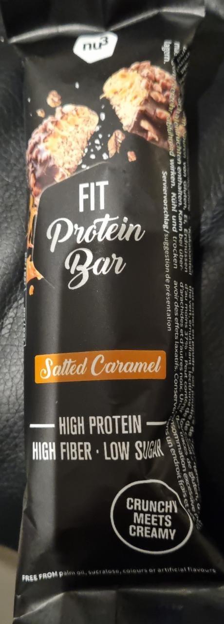 Fotografie - Fit Protein Bar Salted Caramel Nu3