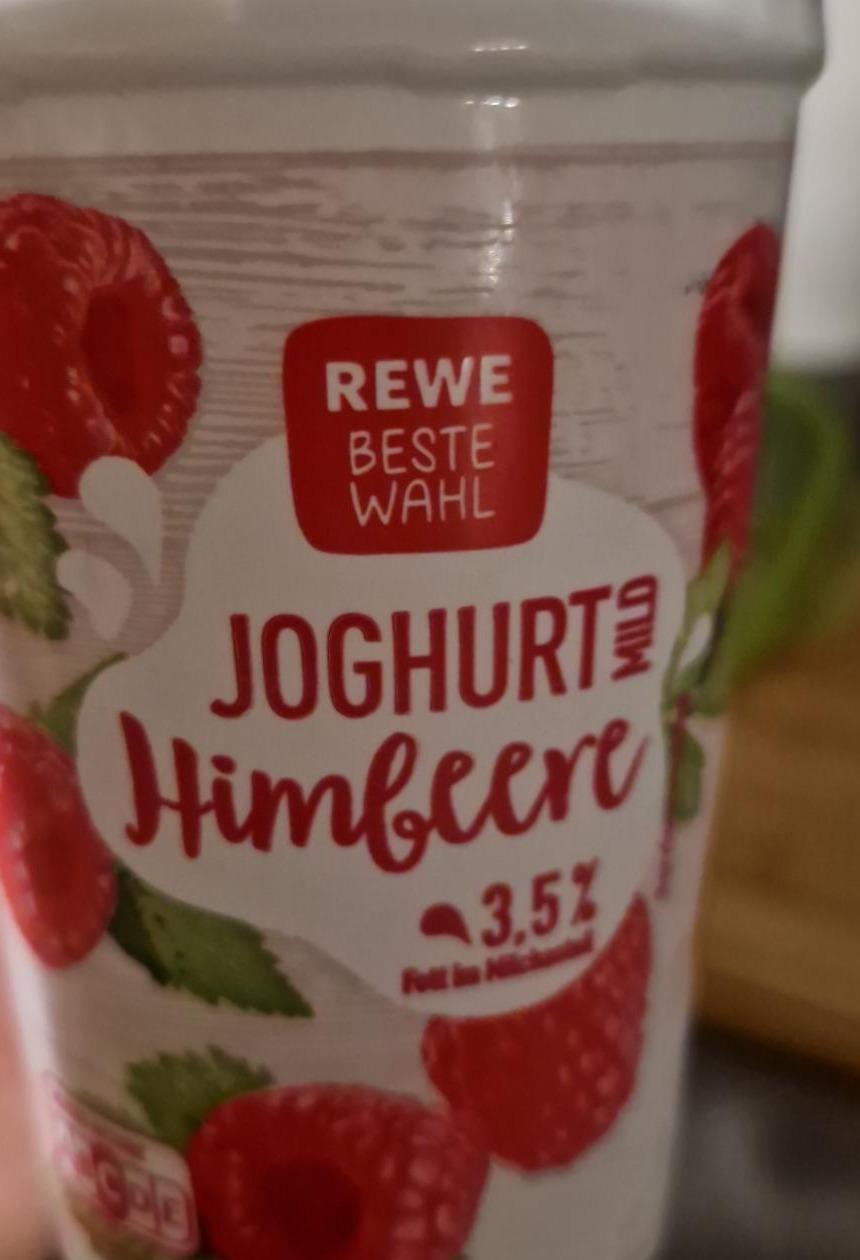 Fotografie - Joghurt mild himbeere 3,5% Rewe beste wahl