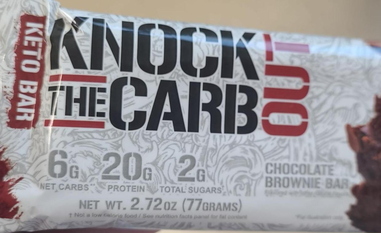 Fotografie - Knock The Carb Out Keto Bar Chocolate Brownie Rich Piana