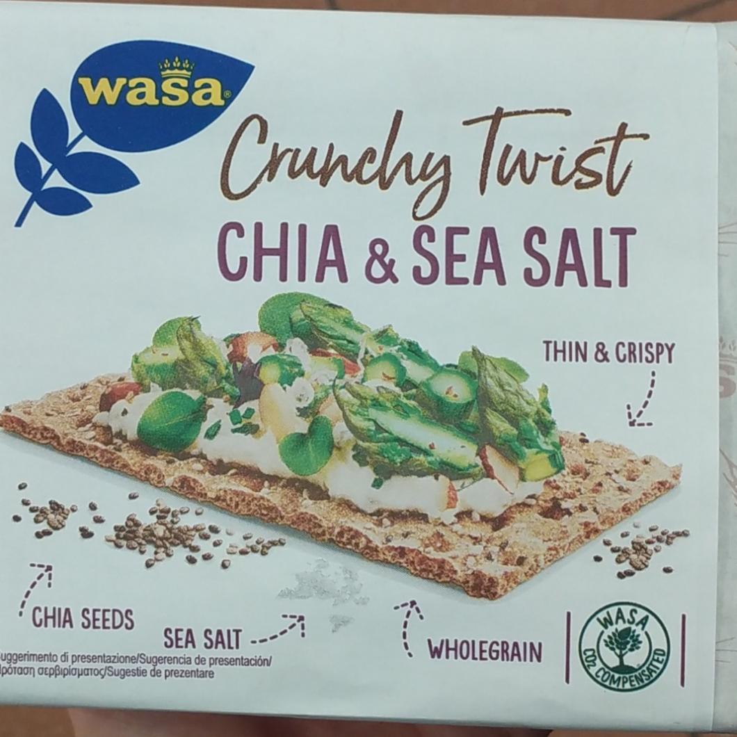 Fotografie - Crunchy Twist Chia & Sea Salt Wasa