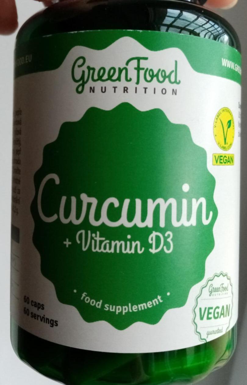 Fotografie - Curcumin + Vitamin D3 GreenFood Nutrition