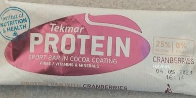 Fotografie - Tekmar Protein Cranberries