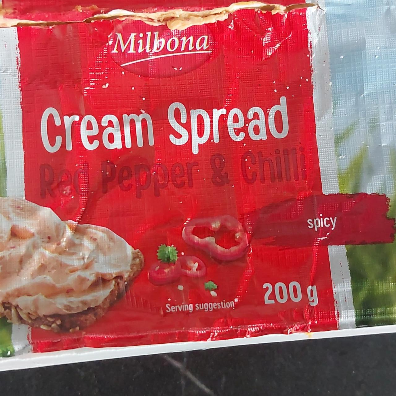Fotografie - Cream Spread Red Pepper & Chilli Milbona