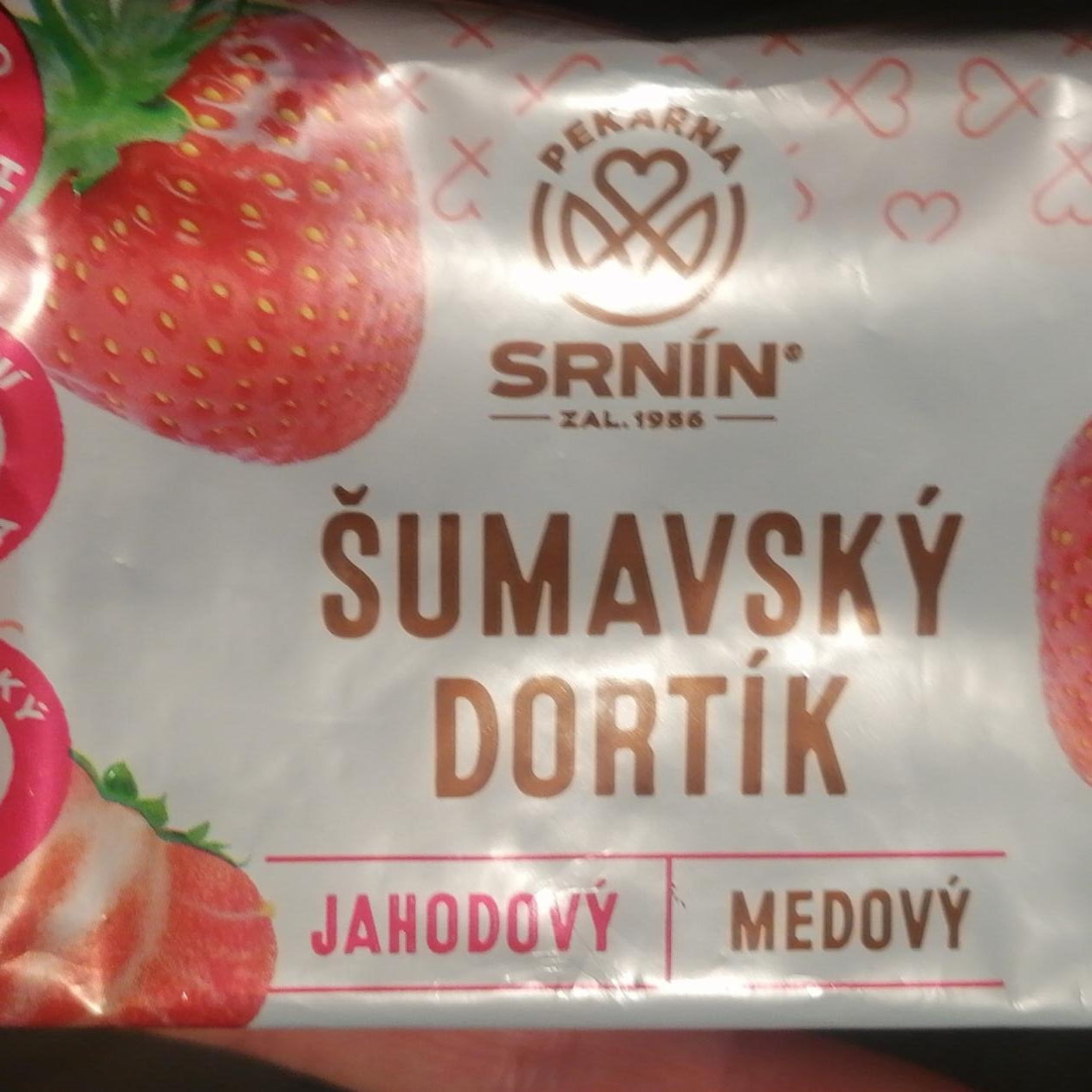 Fotografie - Šumavský dortík jahodový medový Pekárna Srnín