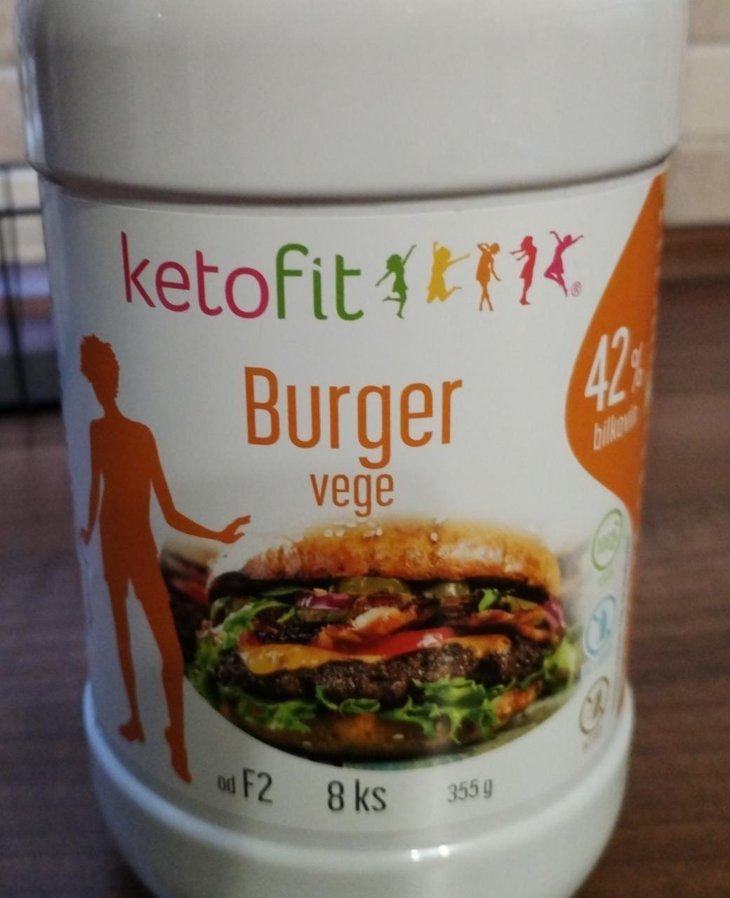 Fotografie - Protein Burger Vege sypká směs KetoFit