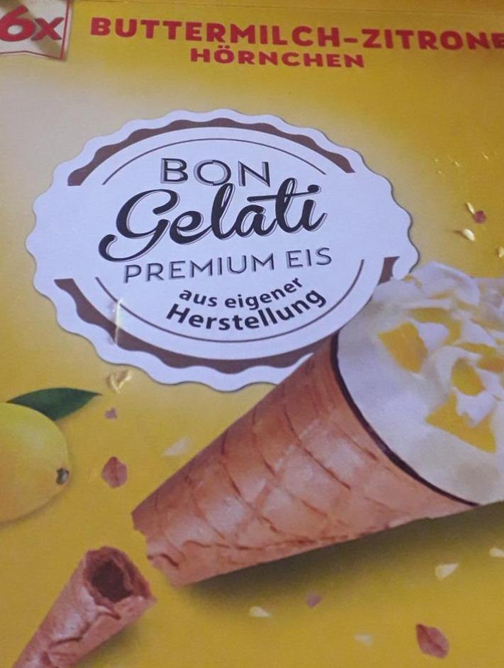 Fotografie - Premium Eis Buttermilch-Zitrone Bon Gelati