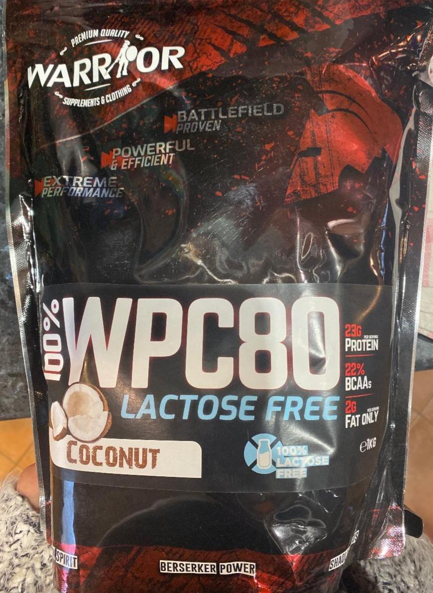 Fotografie - 100% WPC 80 Lactose Free Coconut Warrior