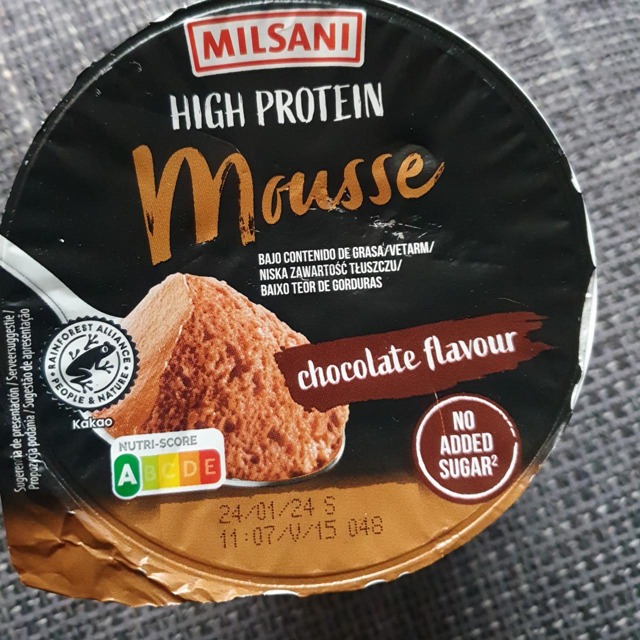 Fotografie - High protein Mousse Schokolade Milsani