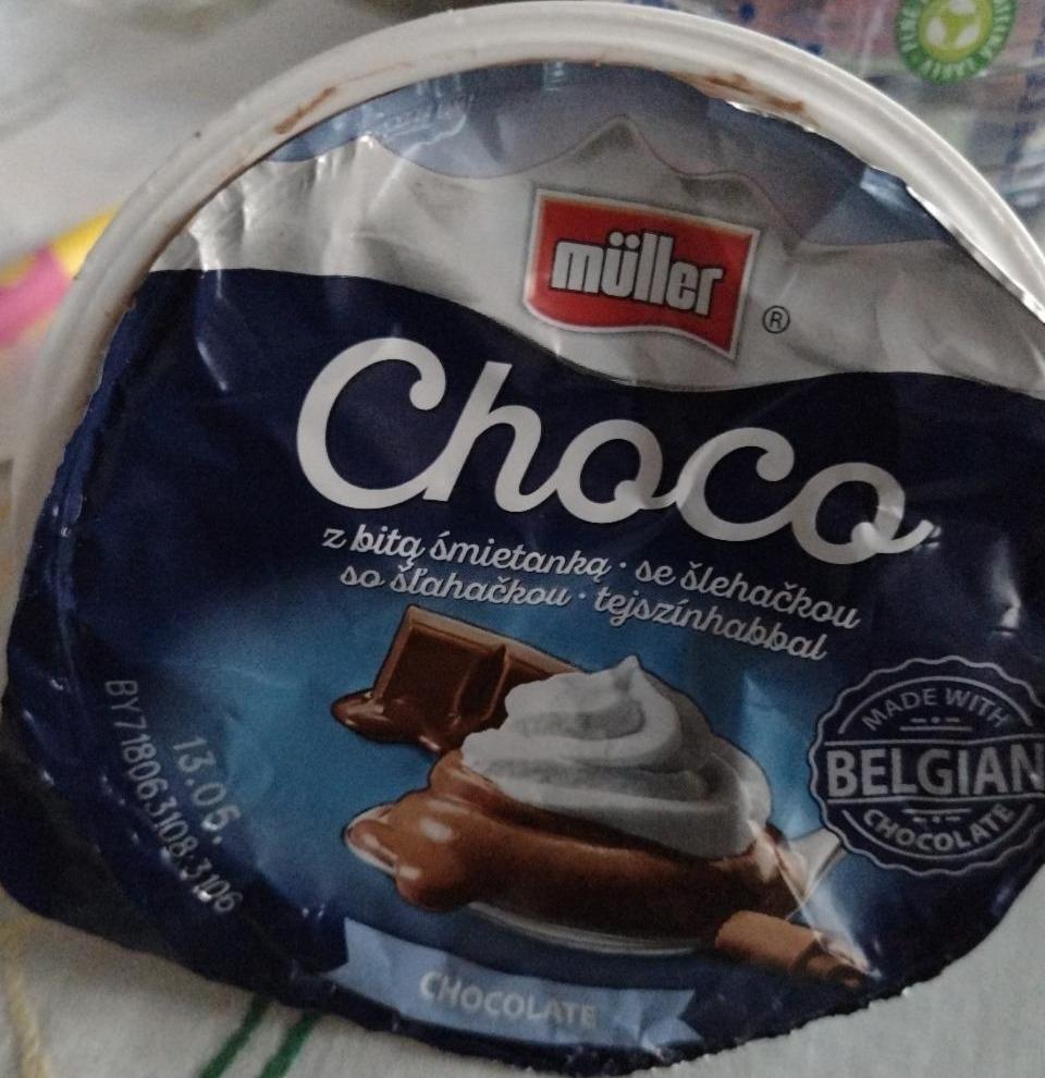 Fotografie - Choco se šlehačkou Chocolate Müller