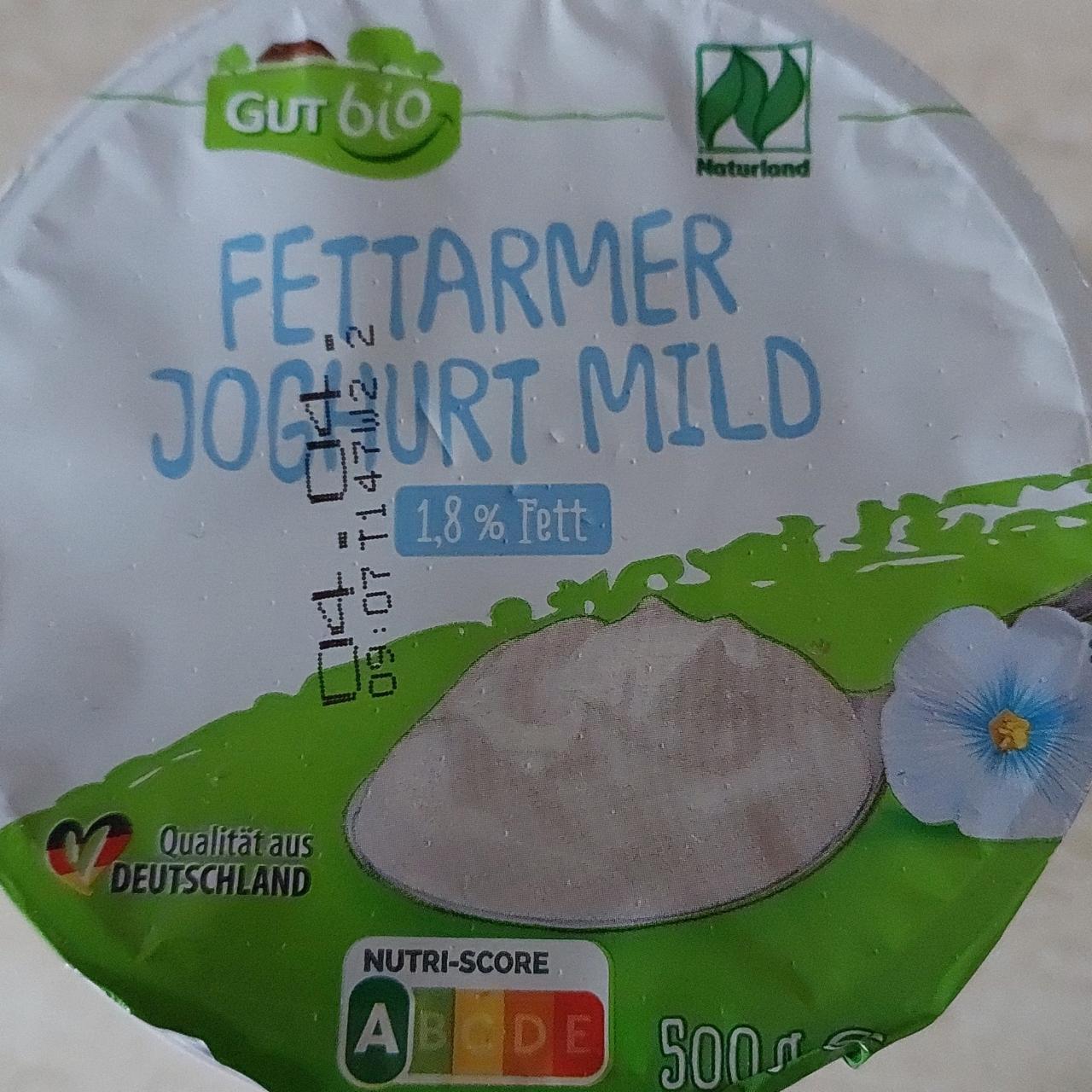 Fotografie - Fettarmer Joghurt mild 1,8% Fett GutBio