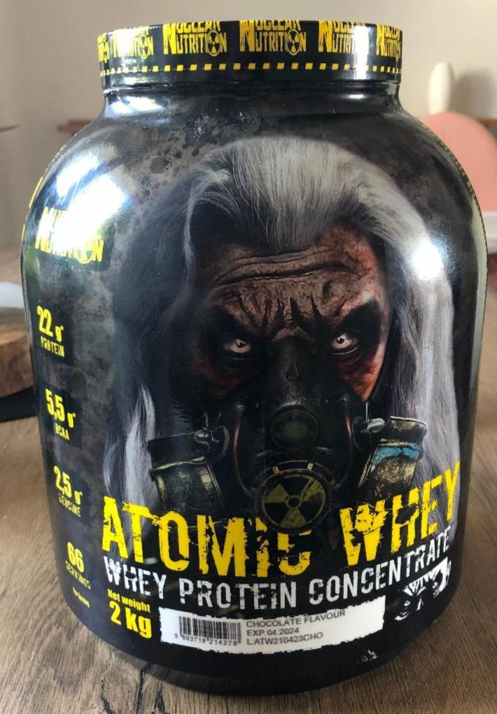 Fotografie - Atomic Whey Protein Concentrate Chocolate Nuclear Nutrition