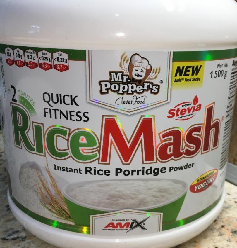 Fotografie - Rice mash instant rice porridge powder strawberry yogurt Amix