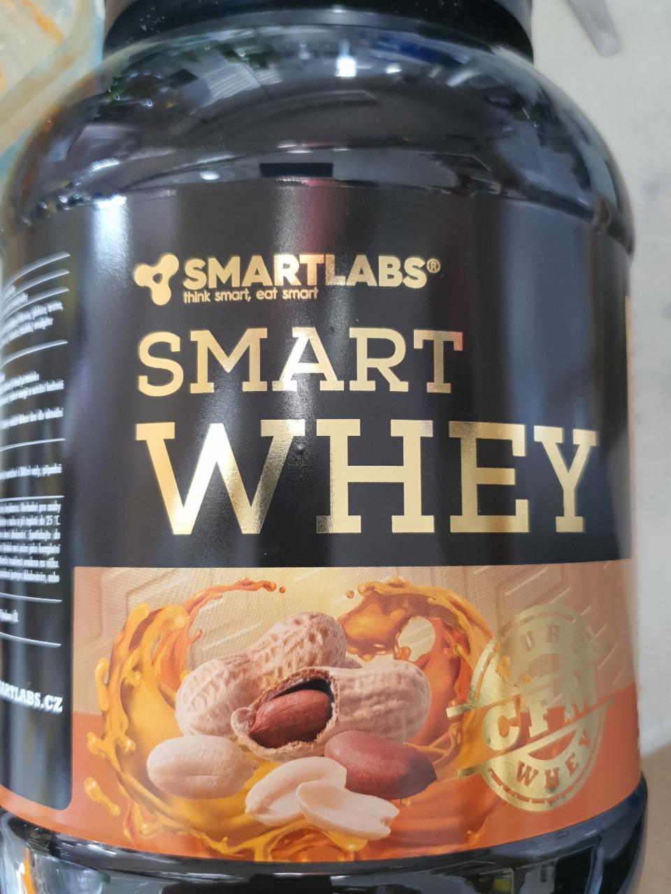Fotografie - CFM 100% Whey Protein peanut butter Smartlabs