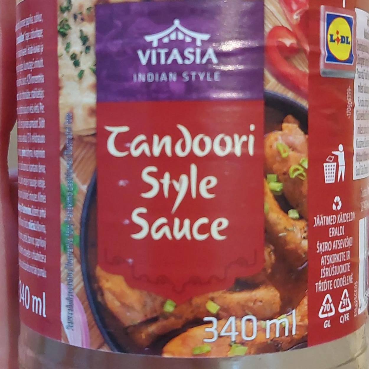Fotografie - Tandoori Style Sauce Vitasia