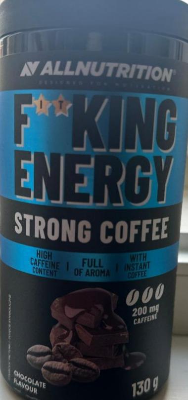 Fotografie - Fitking energy strong coffee Allnutrition