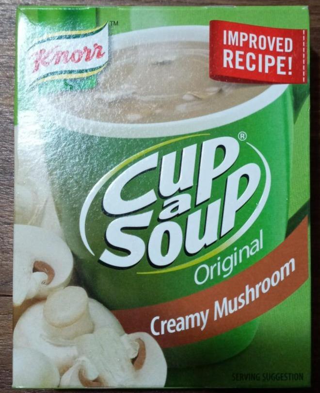 Fotografie - Cup a Soup Creamy Mushroom Knorr