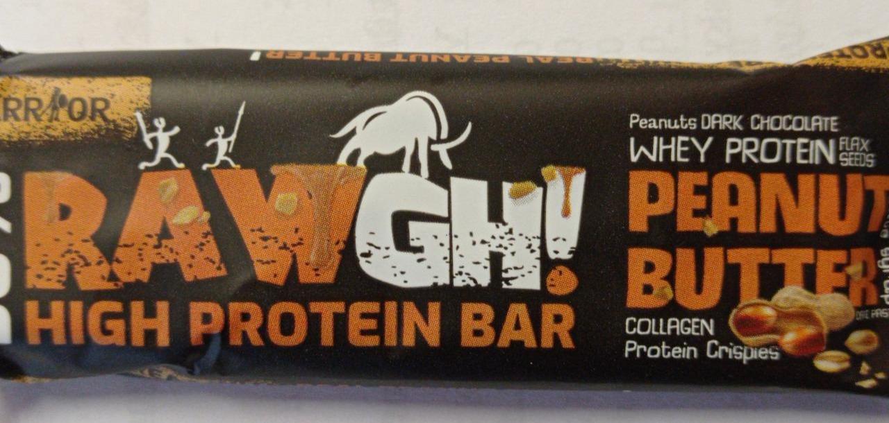Fotografie - RawGh! High protein bar Peanut Butter Warrior