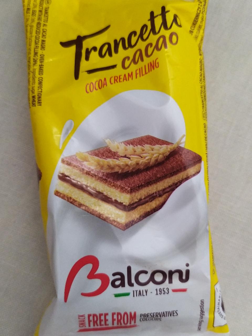 Fotografie - Trancetto čokoládové Balconi