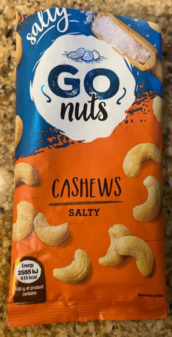 Fotografie - Cashews salty GO nuts