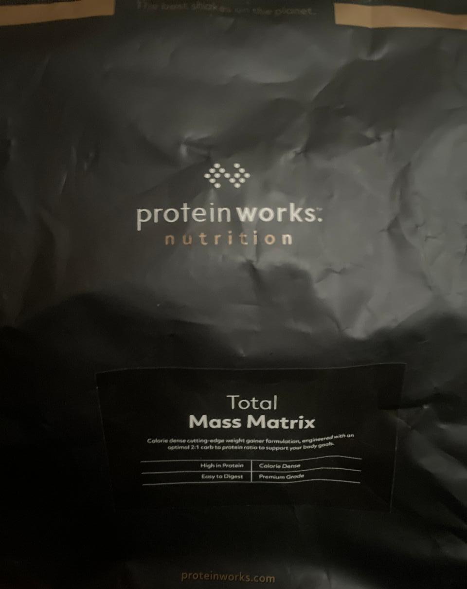 Fotografie - Total Mass Matrix Vanilla Crème Protein works nutrition