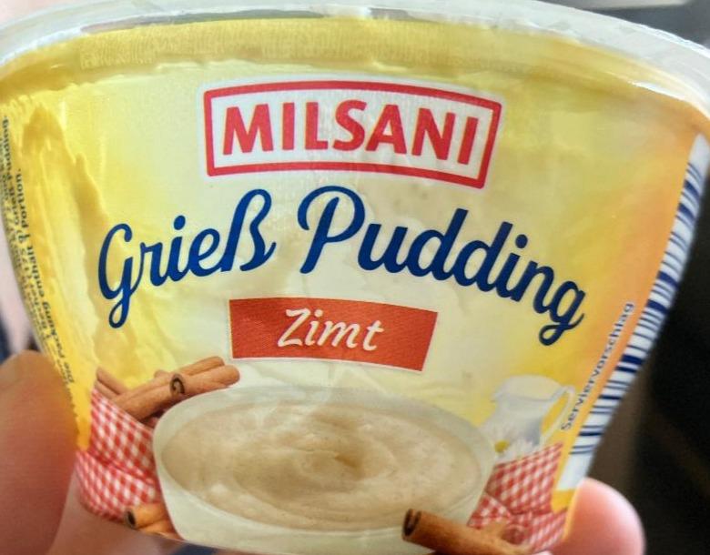 Fotografie - Grieß Pudding Zimt Milsani