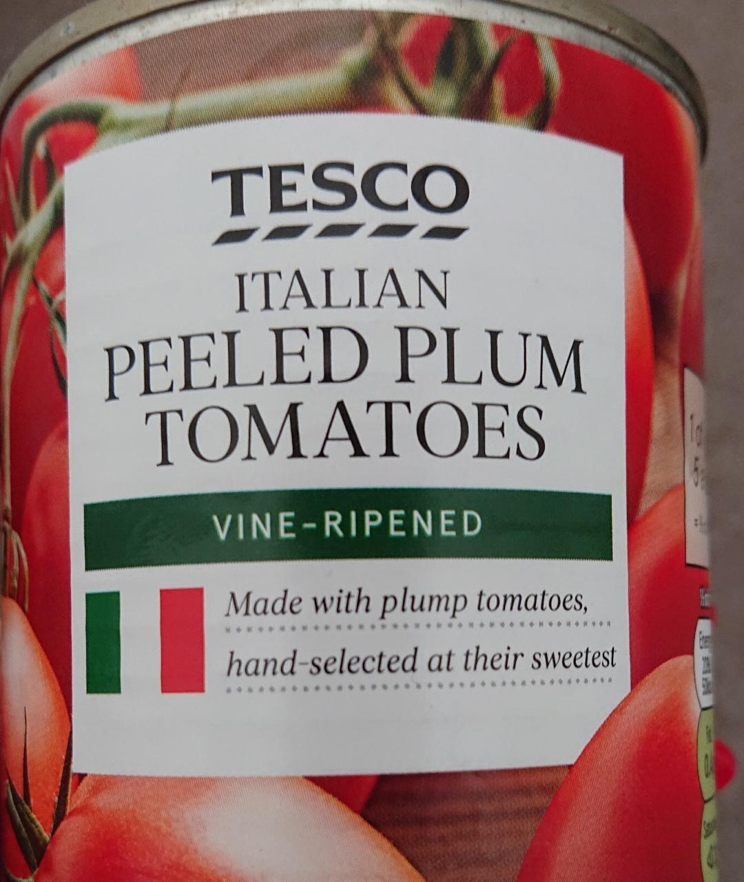 Fotografie - Italian Peeled Plum Tomatoes Tesco