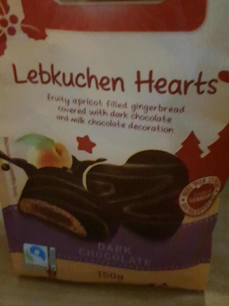 Fotografie - Lebkuchen Hearts Dark Chocolate