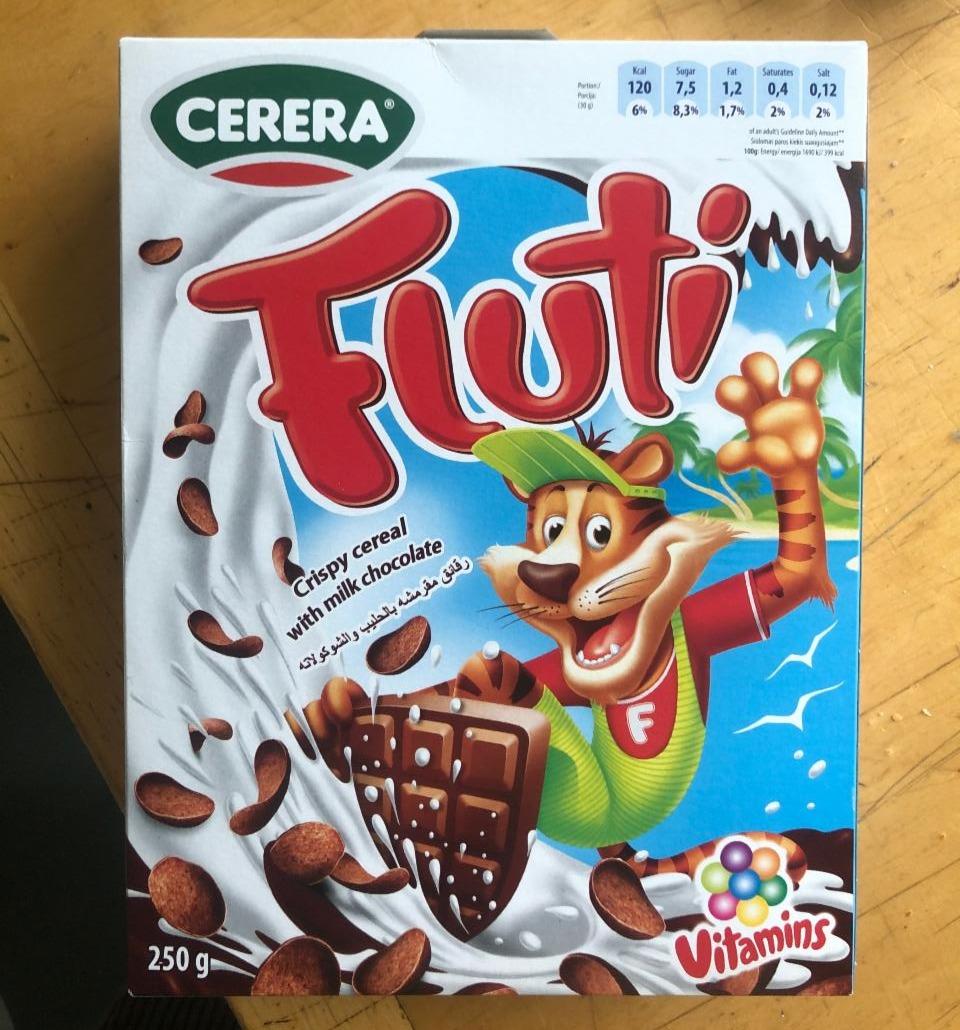 Fotografie - Fluti crispy cereal with milk chocolate Cerera