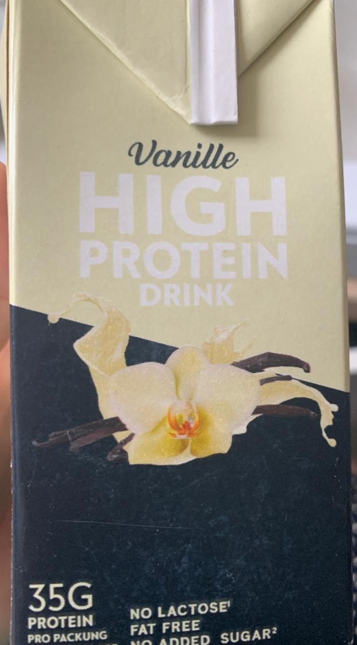 Fotografie - High protein Drink Vanille