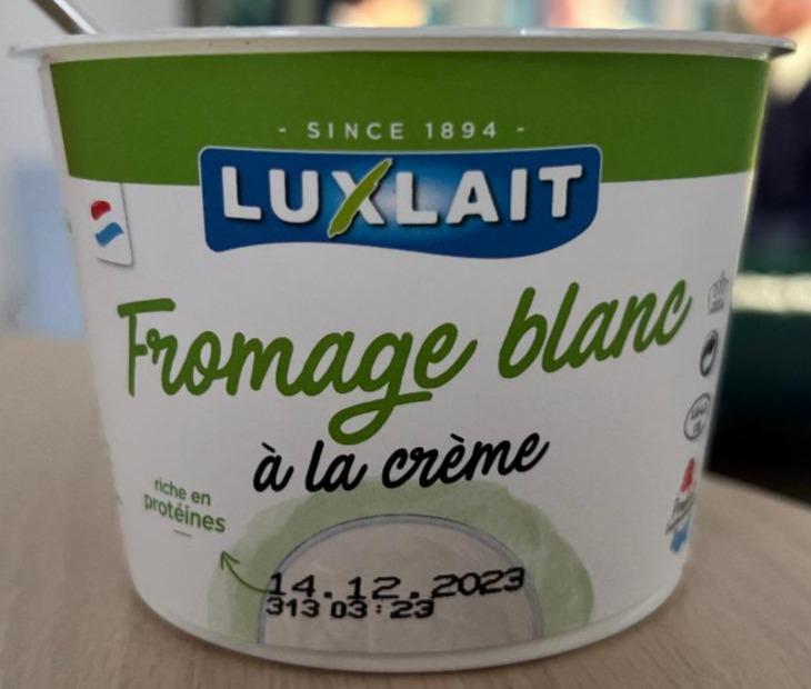 Fotografie - Fromage frais à la crème Luxlait