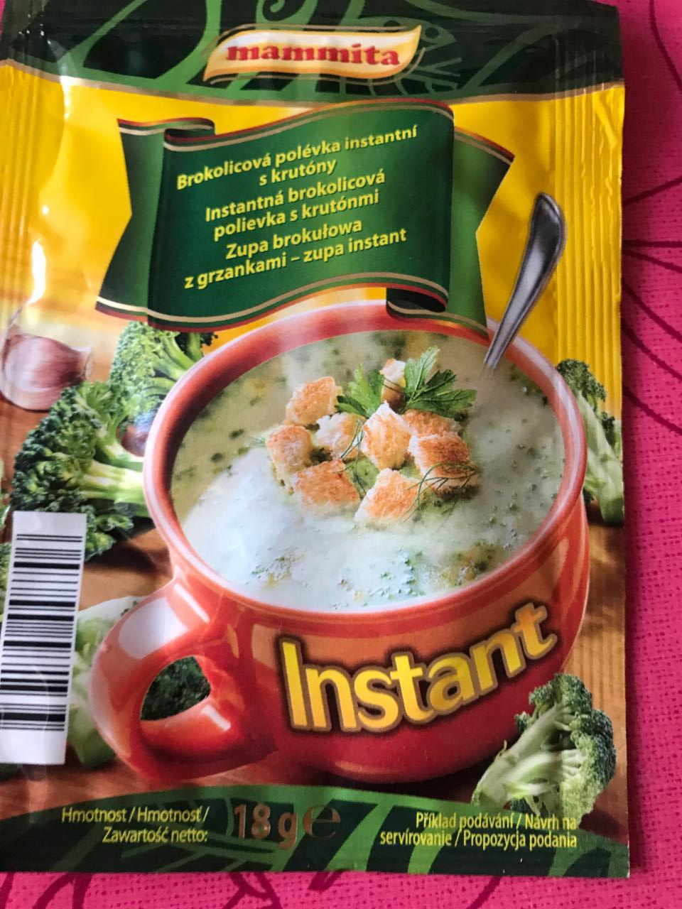 Fotografie - Brokolicová polévka instantní Mammita