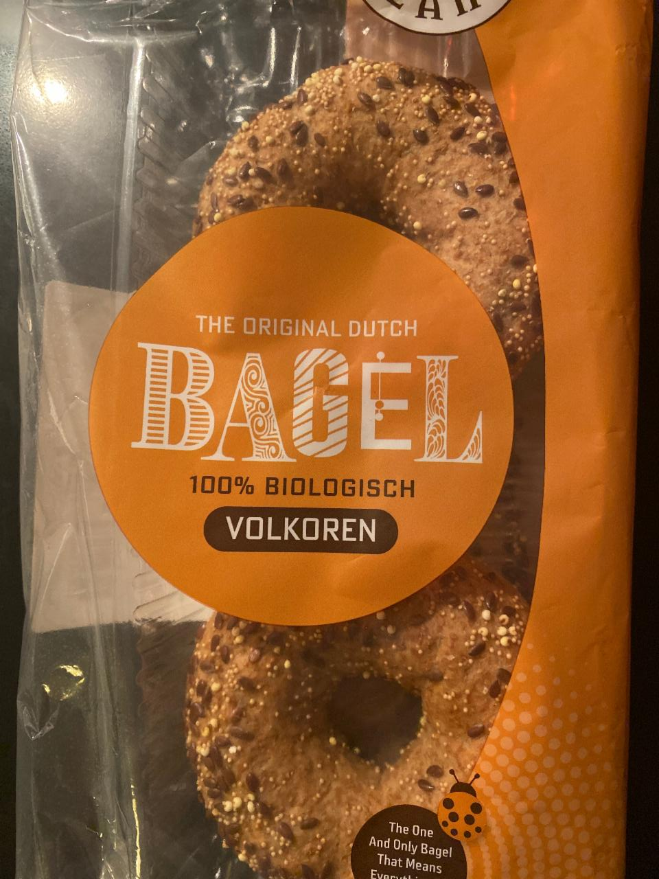 Fotografie - The original dutch bagel volkoren Bagels Beans