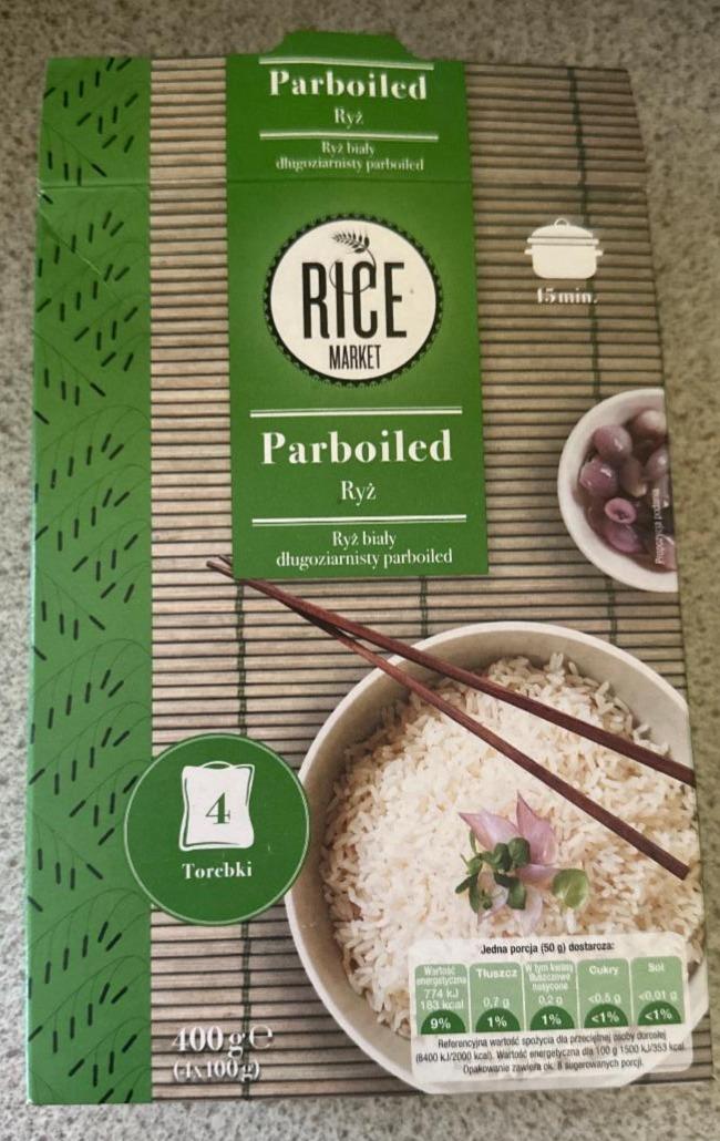Fotografie - parboiled ryż Rice market