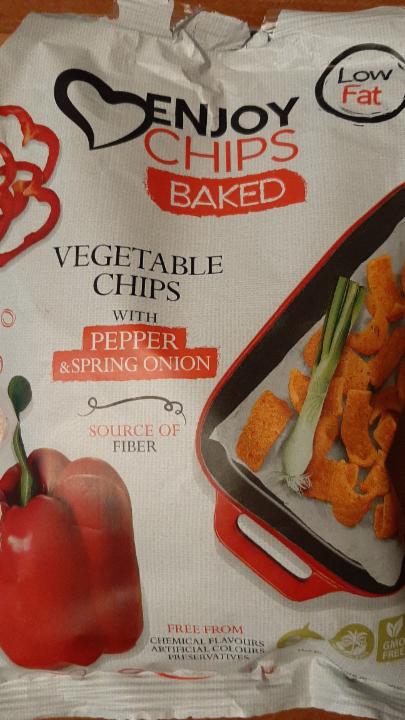 Fotografie - Enjoy Chips Baked Vegetable Chips with Pepper & Sprinf Onion