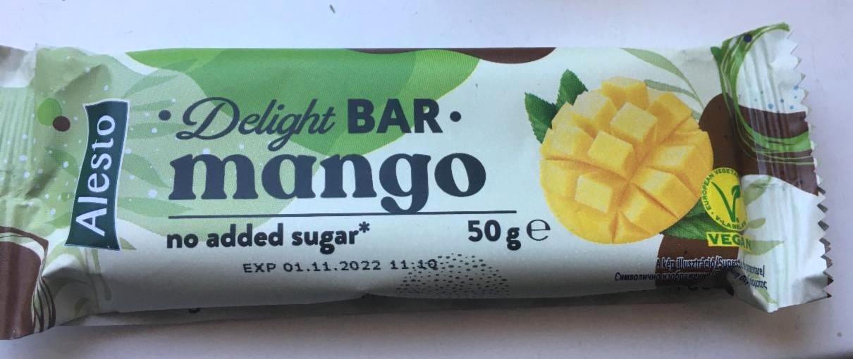 Fotografie - Delight BAR Mango no added sugar Alesto