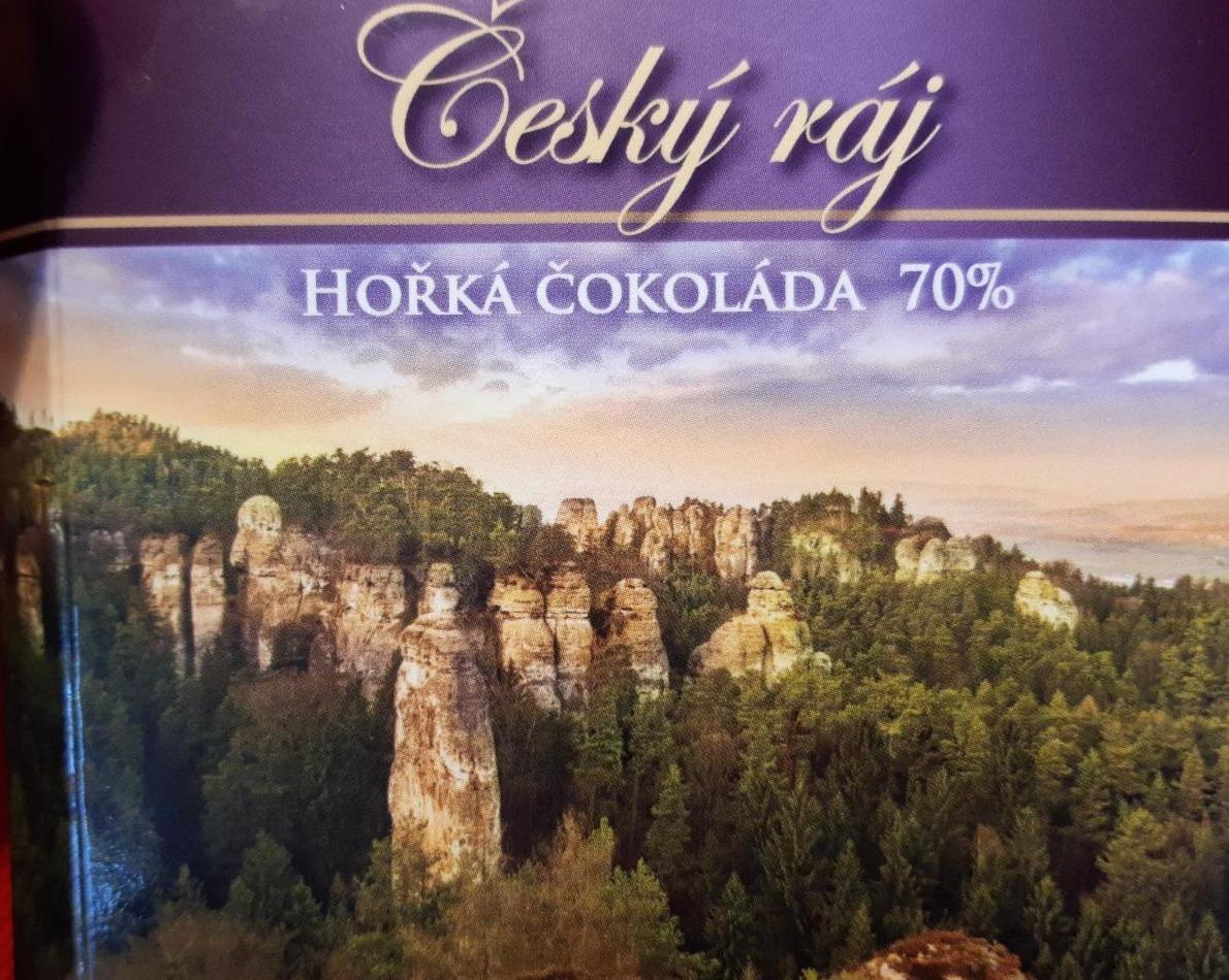 Fotografie - Hořká čokoláda 70% Český ráj