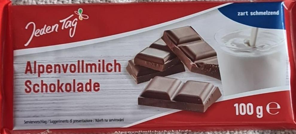 Fotografie - Alpenvollmilch schokolade Jeden Tag