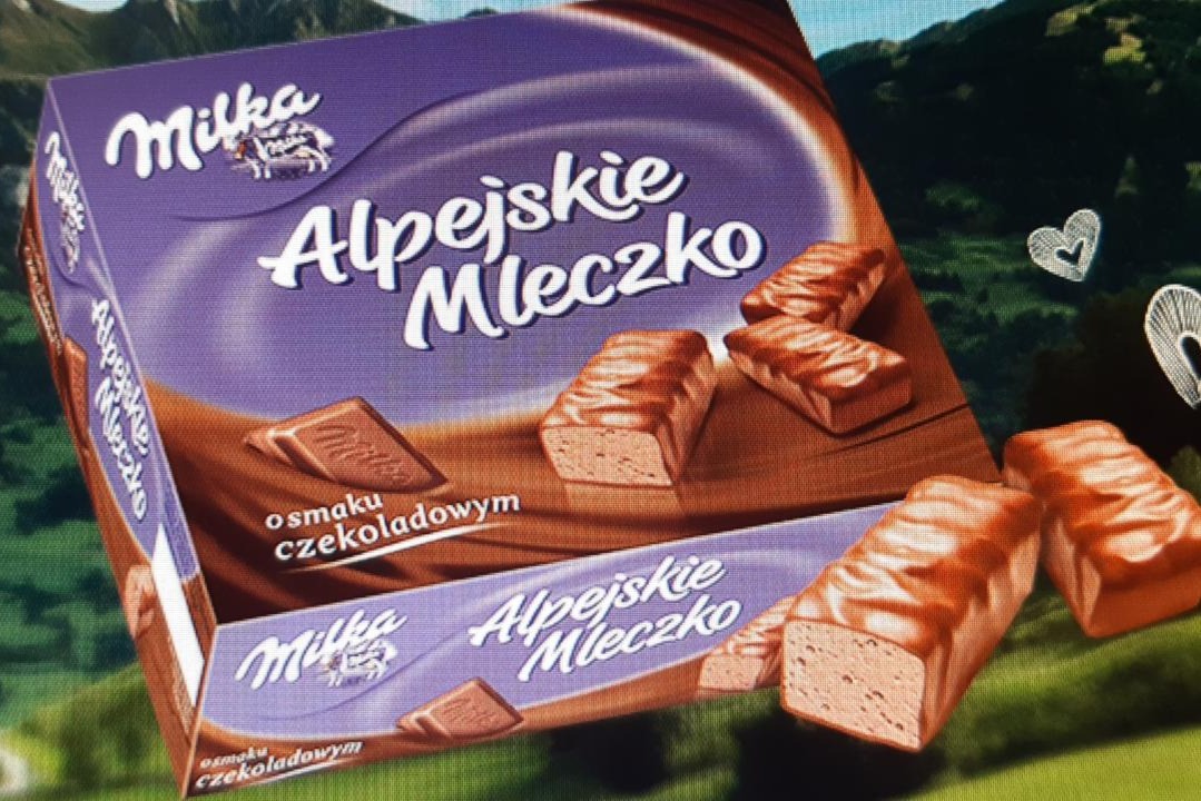 Fotografie - Alpejskie Mleczko o smaku czekoladowym Milka
