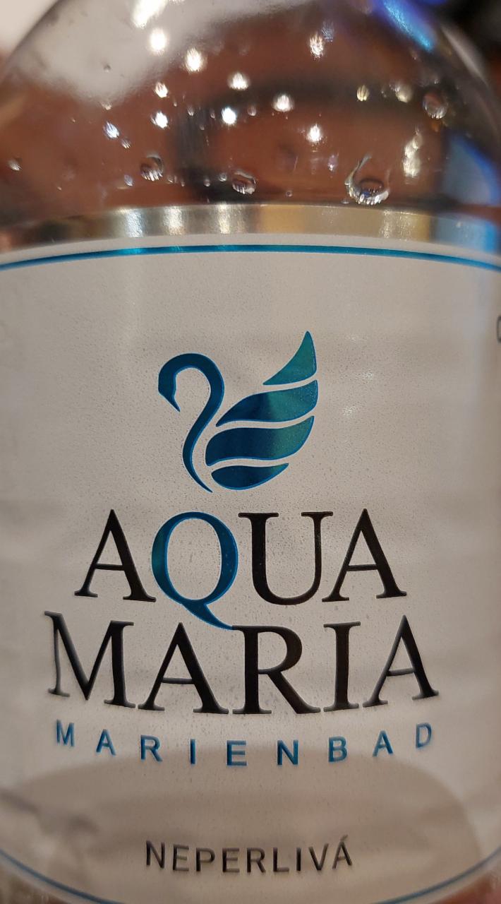 Fotografie - Minerální voda neperlivá Aqua Maria