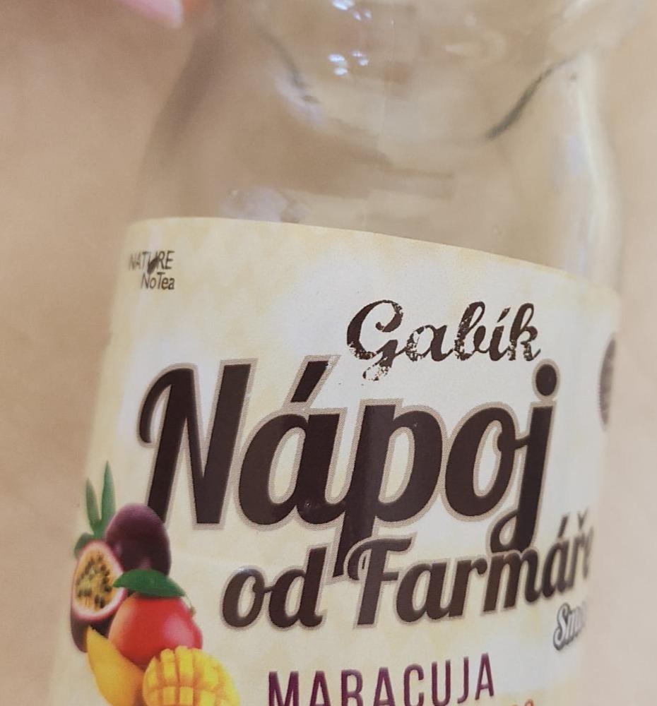 Fotografie - Nápoj od Farmáře maracuja mango Gabík