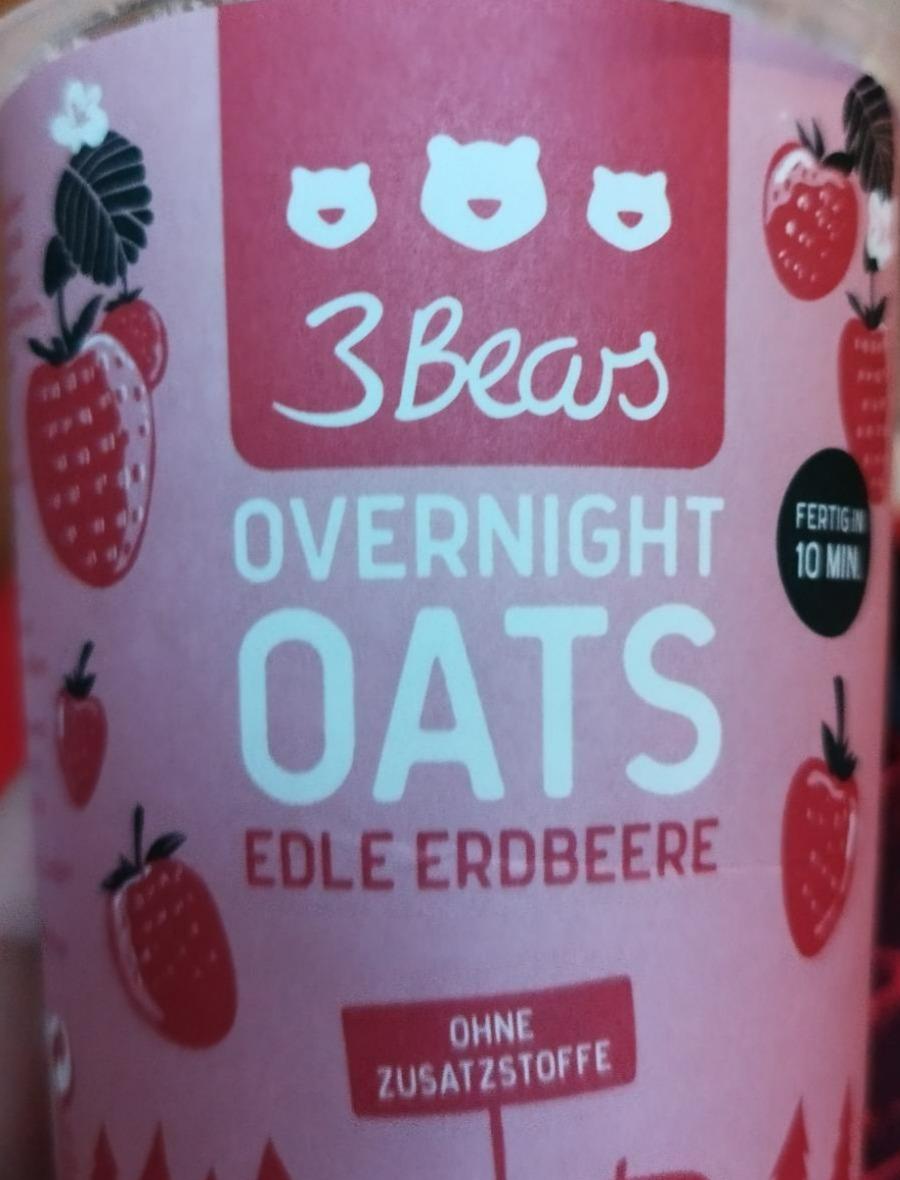 Fotografie - Overnight oats edle erebeere 3 Bears