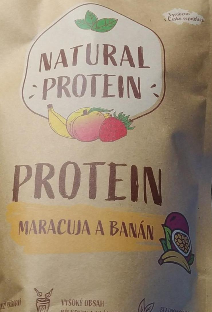 Fotografie - Náhrada jídla Maracuja a banán Natural protein