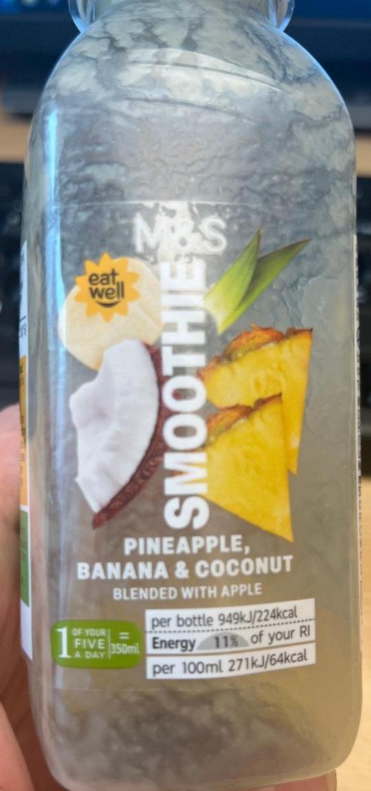 Fotografie - Smoothie Pineapple, Banana & Coconut M&S