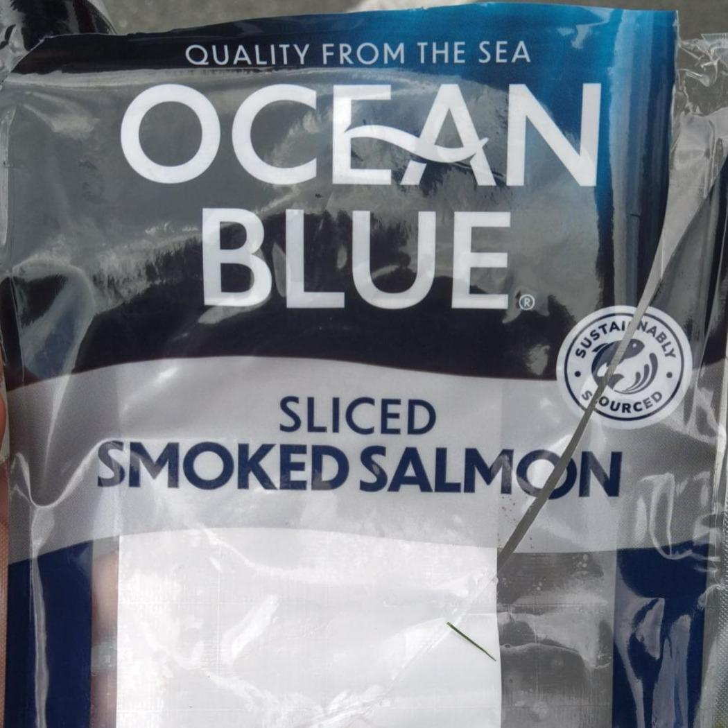 Fotografie - Sliced Smoked Salmon Ocean Blue