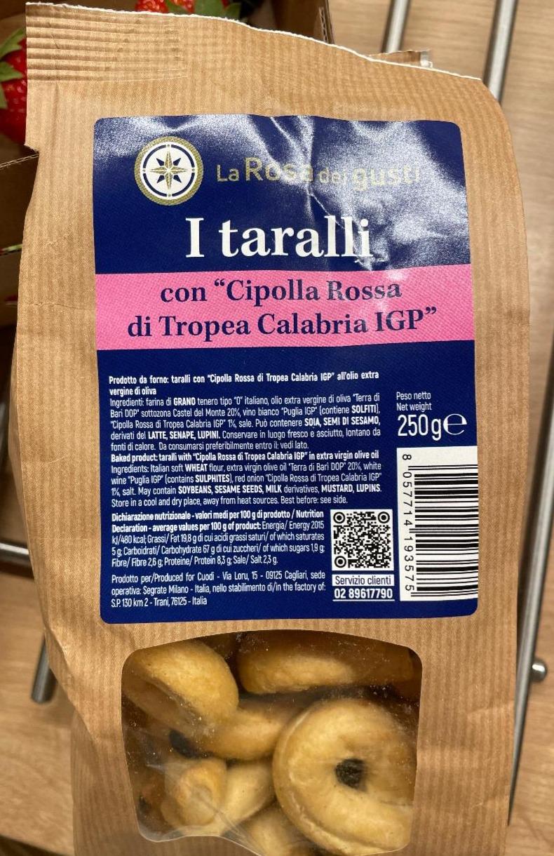 Fotografie - I taralli con Cipolla Rossa di Tropea Calabria IGP La Rosa dei gusti