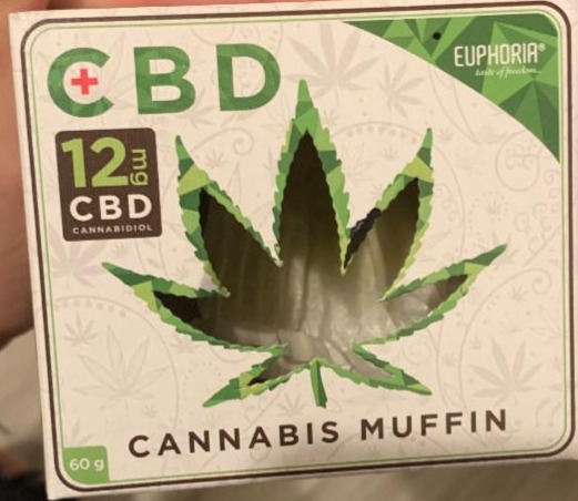Fotografie - Cannabis muffin s CBD Euphoria