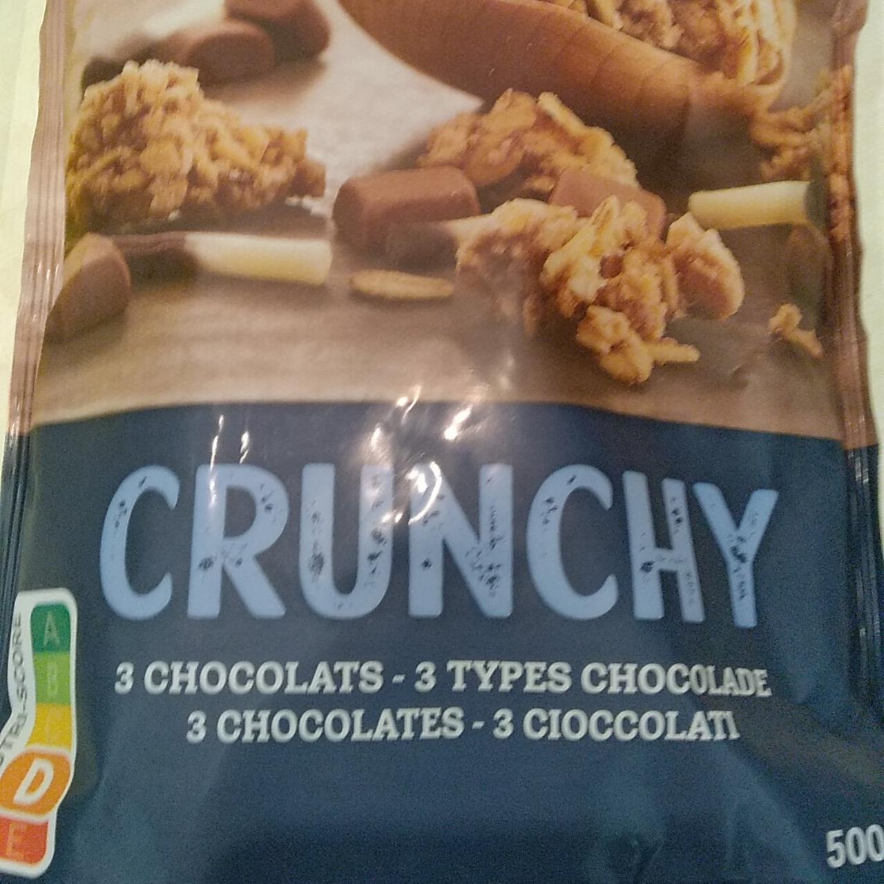 Fotografie - Crunchy 3 chocolats Carrefour Sensation
