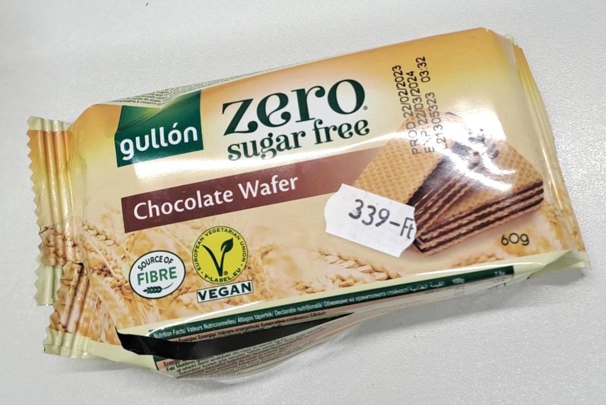 Fotografie - Chocolate Wafer Zero sugar free Gullón