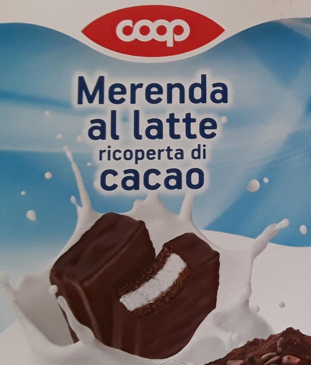 Fotografie - Merenda al latte ricoperta di cacao Coop